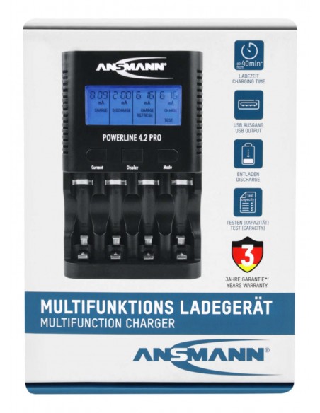 Nabíjecí stanice NiMH/NiCD Ansmann Powerline 4,2 Pro