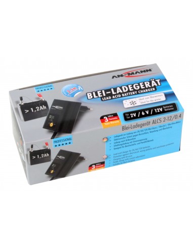 ALCS 2-12/0,4 nabíječka ANSMANN na olověné akumulátory/gelové