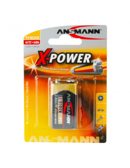 Baterie X-Power 9V (E)