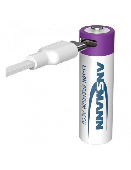 Ansmann AA 1,5V Li-Ion Akku USB-C